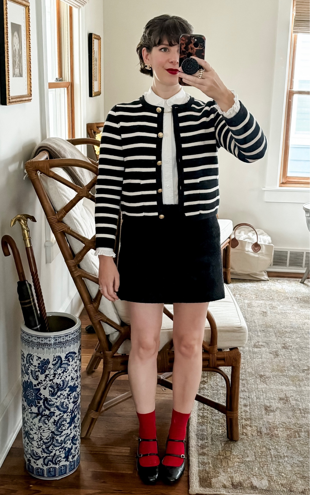 A little Chanel inspired with a dash of the red trend. For reference: I’m 5’4”, 4/6, S/M  

#LTKstyletip #LTKSeasonal #LTKHoliday