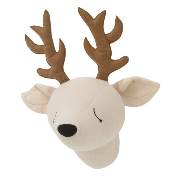 Little Love by NoJo Beige Deer Plush Head Wall D?cor | Walmart (US)