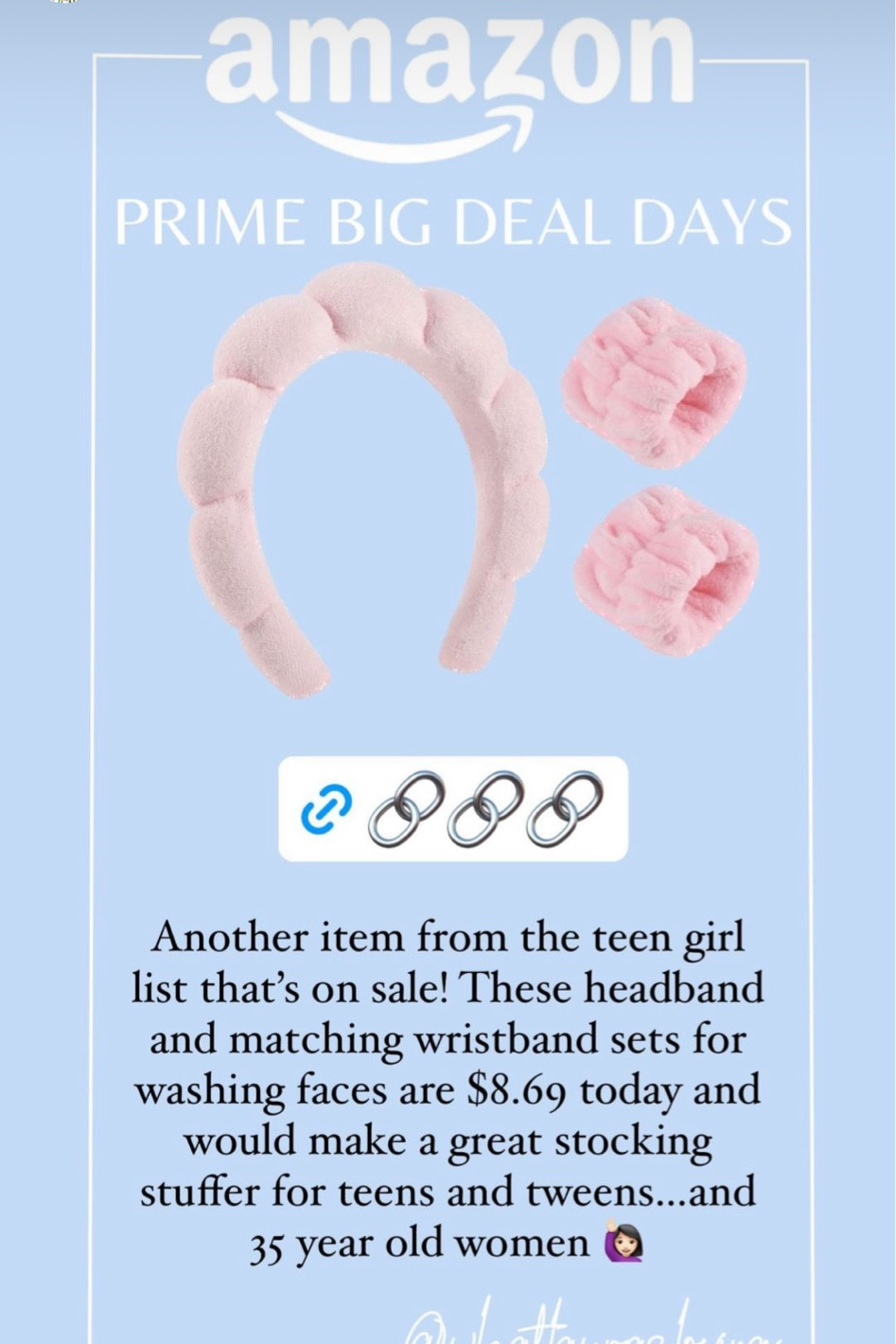 Face washing headband/wrist set