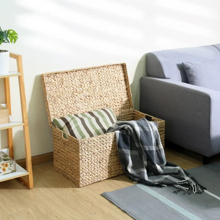 Better Homes & Gardens XL Hyacinth Storage Trunk | Walmart (US)