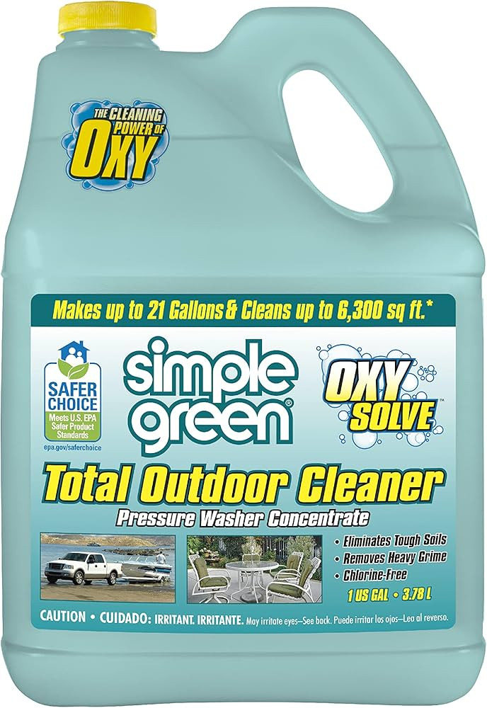 Simple Green Oxy Solve Total Outdoor Pressure Washer Cleaner – 1 Gal | Amazon (US)