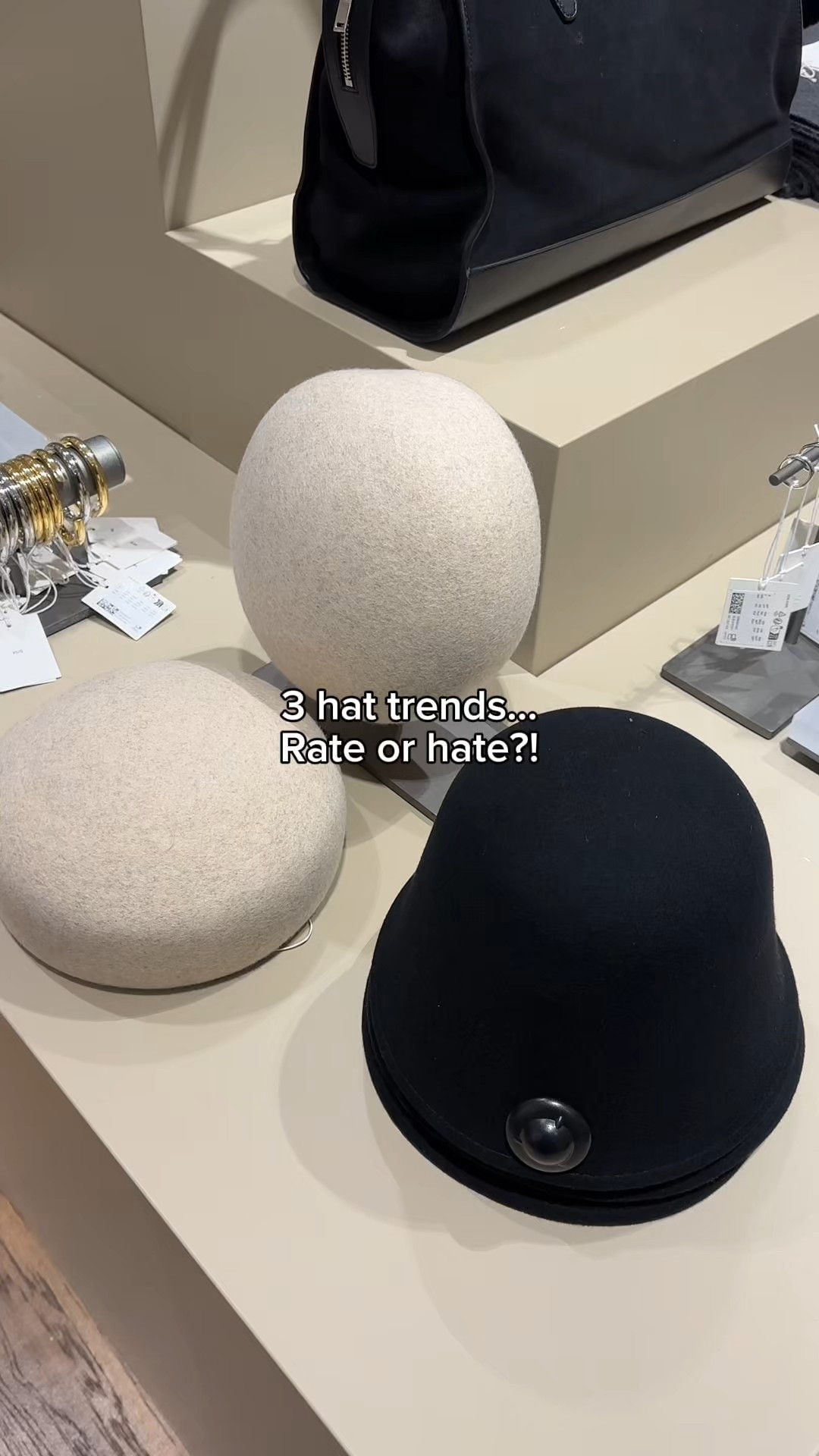 Recently tried on 3 hat trends in COS… which are your favourites? 

#LTKwinter #LTKuk #LTKstyletip