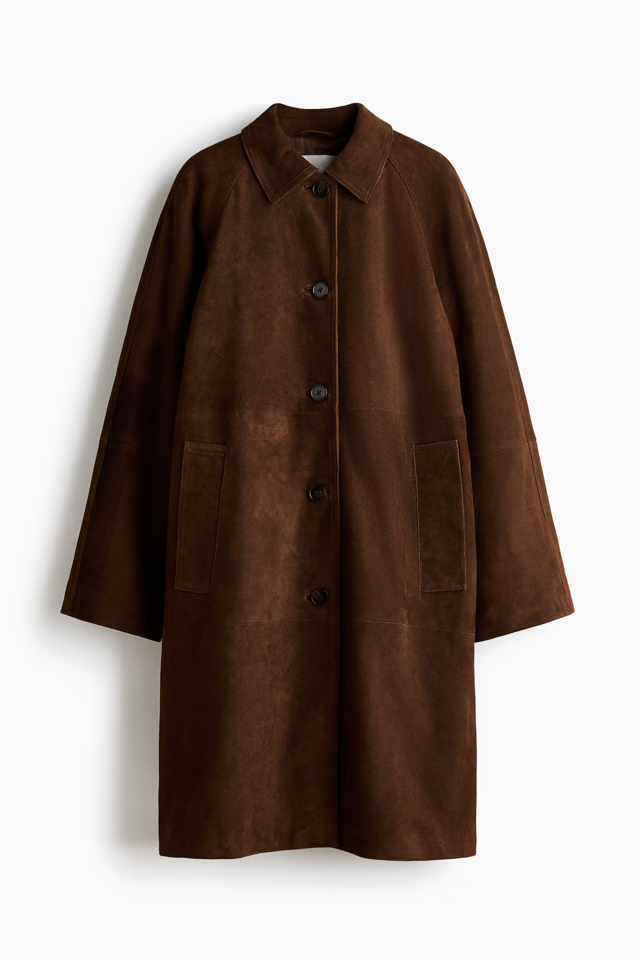 Suede car coat | H&M (UK, MY, IN, SG, PH, TW, HK)