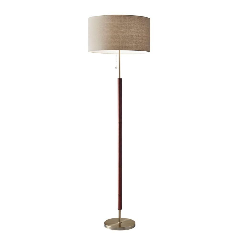 Adesso Hamilton 65 in. Metal Floor Lamp-3377-15 - The Home Depot | The Home Depot