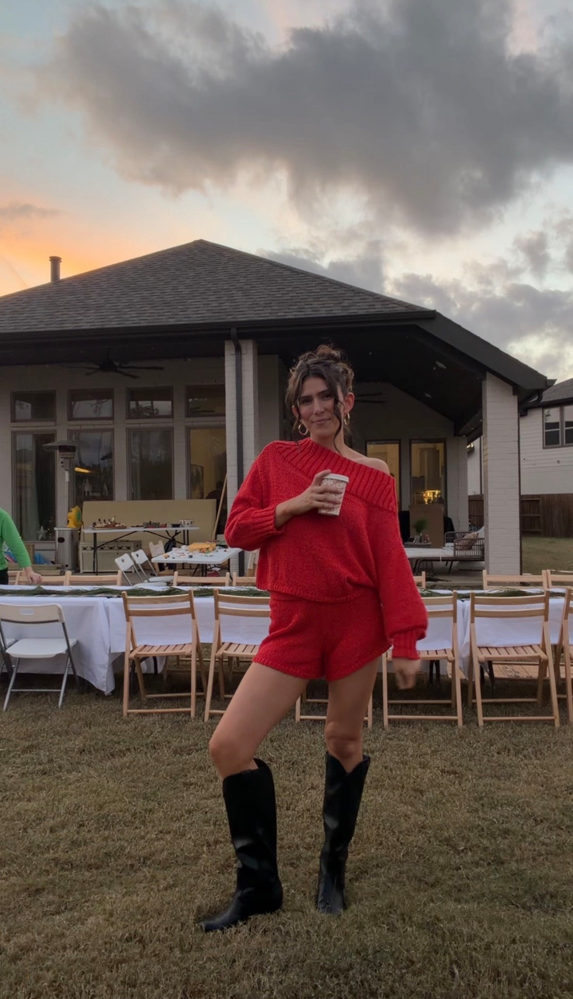 This was the coziest sweater set and so comfy for hosting all day🫶

#LTKHoliday