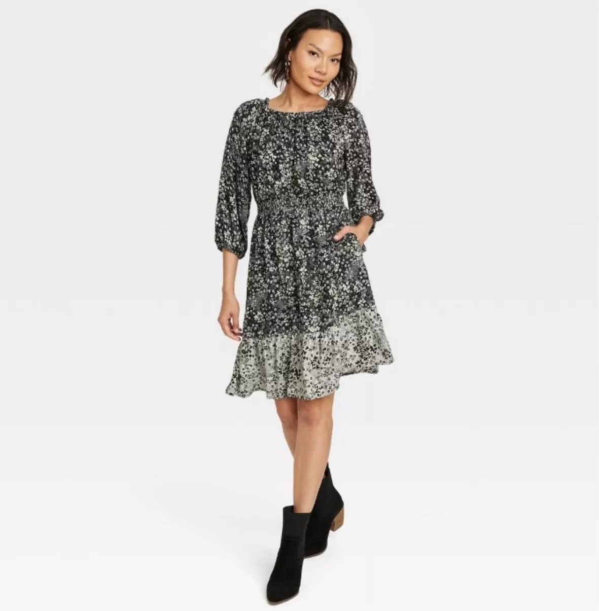 Women's Long Sleeve A-Line Dress - … curated on LTK