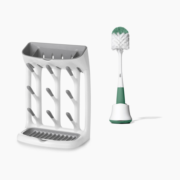 OXO Tot Space Saving Drying Rack in Space Saving Bottle Accessories Bundle | Babylist