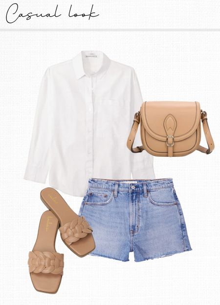 Linen shirt outfit 
Summer outfit 
Spring outfit 