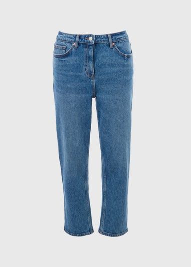 Ava Mid Wash Mom Jeans - Size 10 29 leg | Matalan (UK)