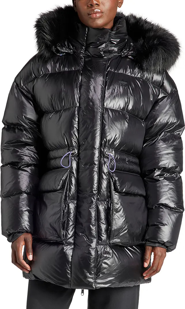 Faux Fur Trim Down Fill Puffer Jacket | Nordstrom Rack
