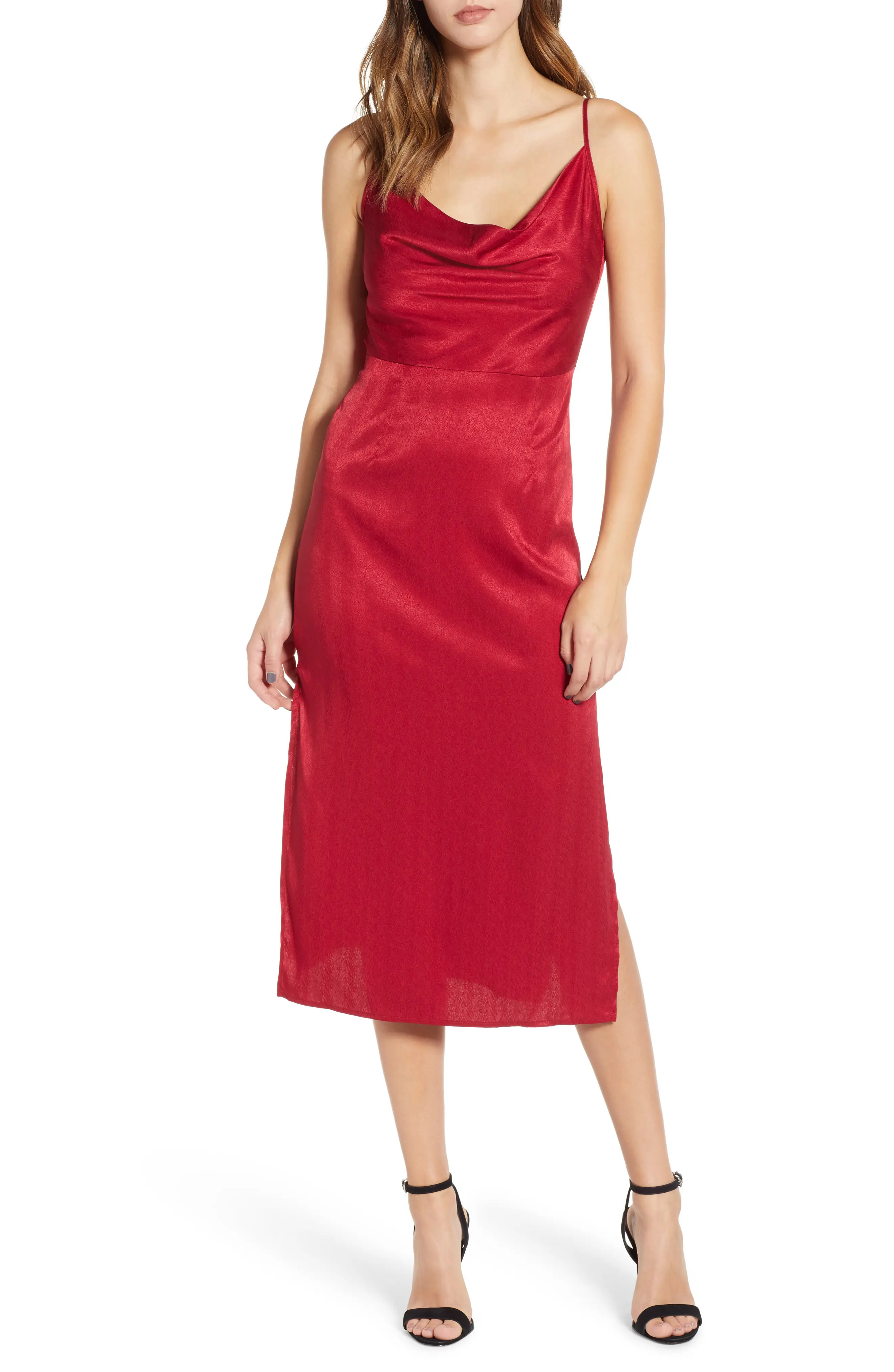 Women's The Fifth Label Lotti Cowl Neck Midi Dress | Nordstrom