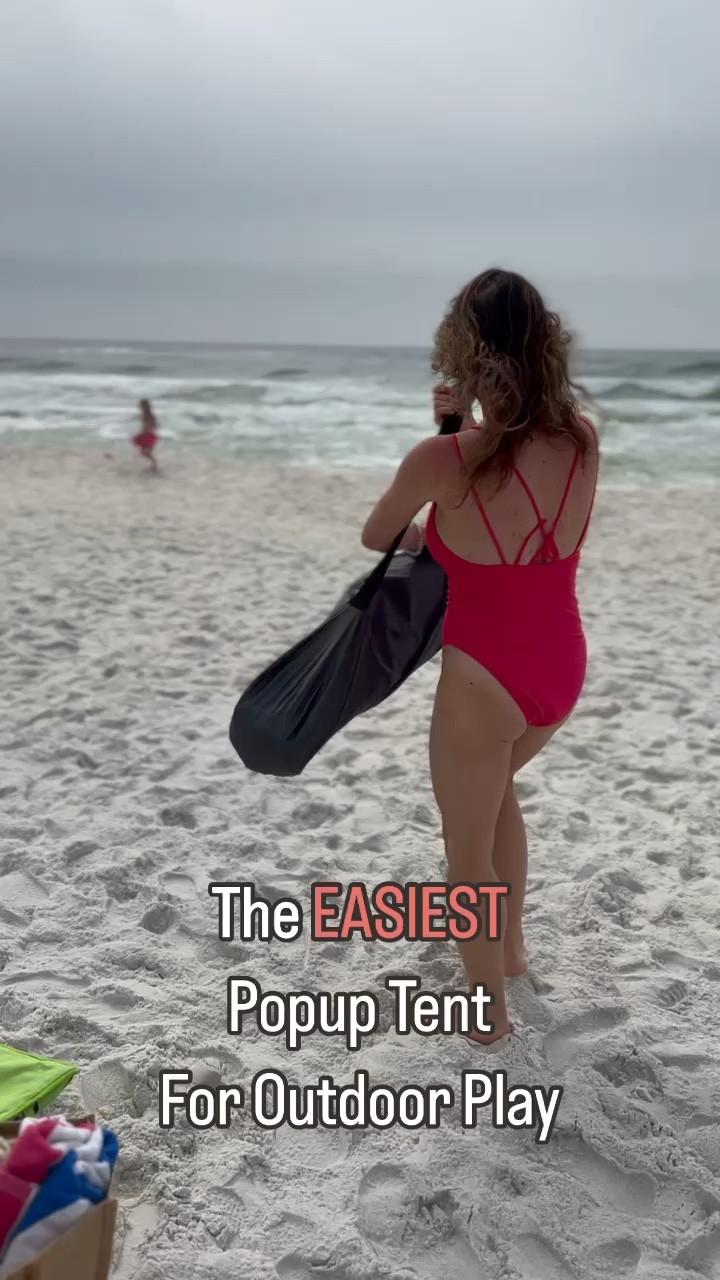 Make your beach days & time outside so much easier with this pop up tent from California Beach Co 

It keeps babies safe, sand out of eyes, and can be installed in under 30 seconds by one person 

All parents must have this product 

#LTKbaby #LTKSeasonal #LTKfamily