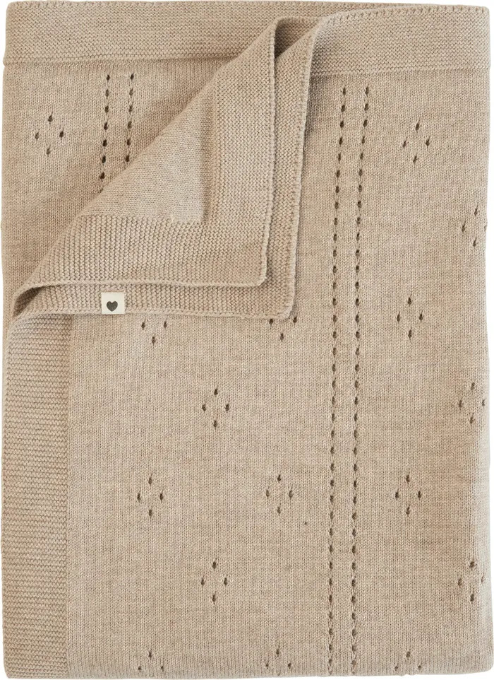 BIBS Organic Cotton Pointelle Baby Blanket | Nordstrom | Nordstrom