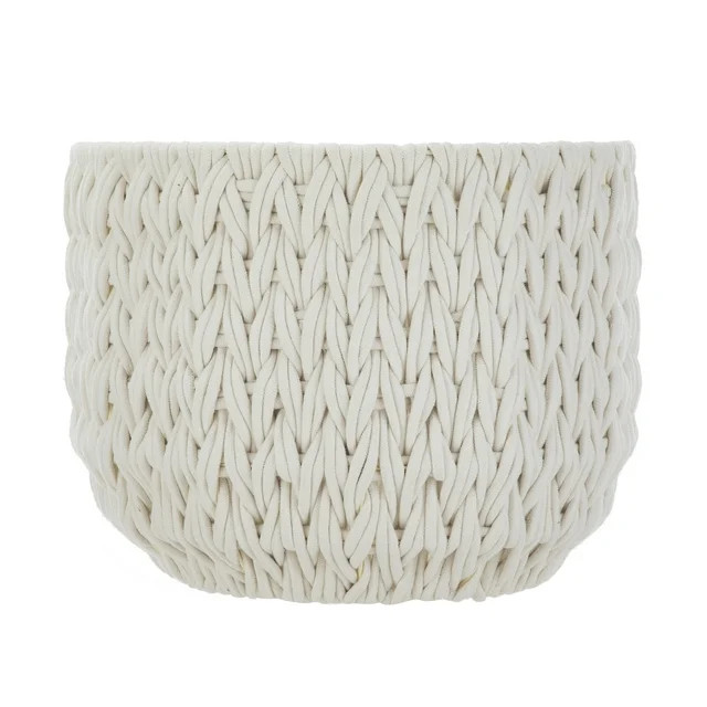 Better Homes & Gardens Closed Weave Rope Basket, Vanilla Dream | Walmart (US)
