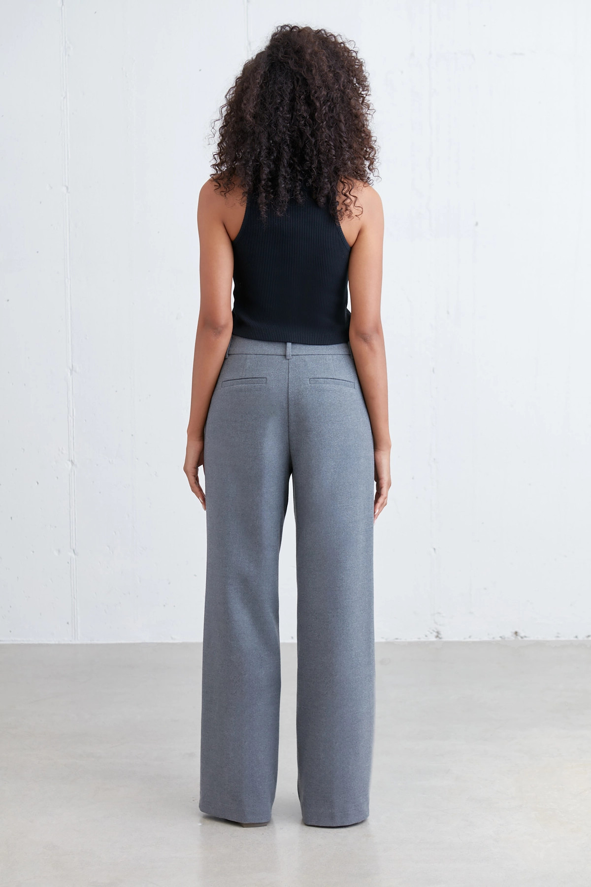 WIDE LEG TROUSER | OAK + FORT