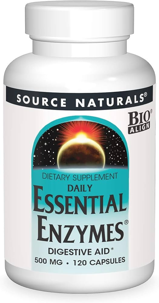 Source Naturals Essential Enzymes 500mg Bio-Aligned Multiple Supplement Herbal Defense for Digest... | Amazon (US)