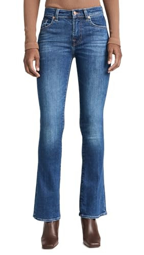 7 for All Mankind Women's Bootcut Jeans — Premium Denim, Classic Fit, Vintage Style — SIHIGHLINE — 29 | Amazon (US)