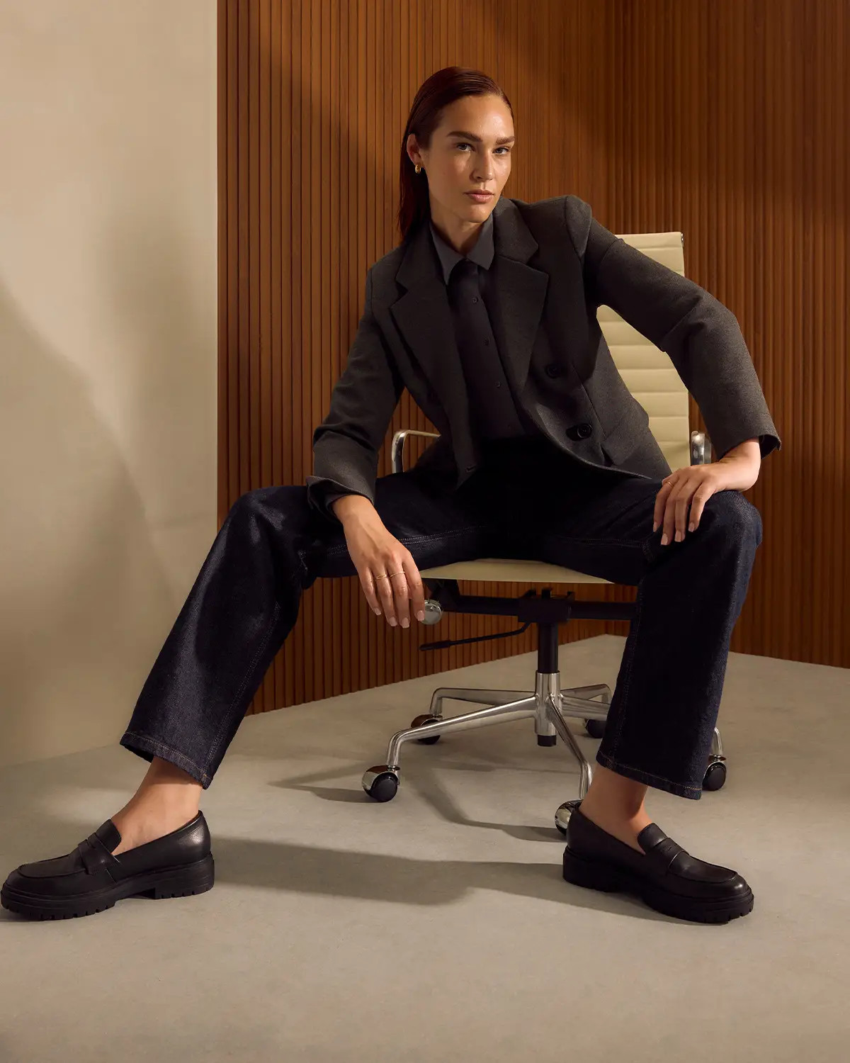 Italian Leather Lug Sole Loafer | Quince