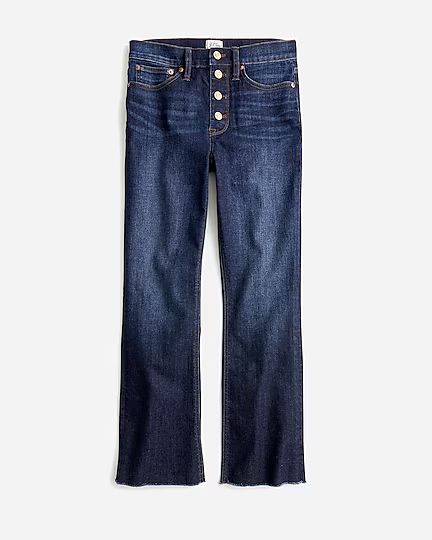 9" demi-boot crop jean in Dark Worn wash | J.Crew US