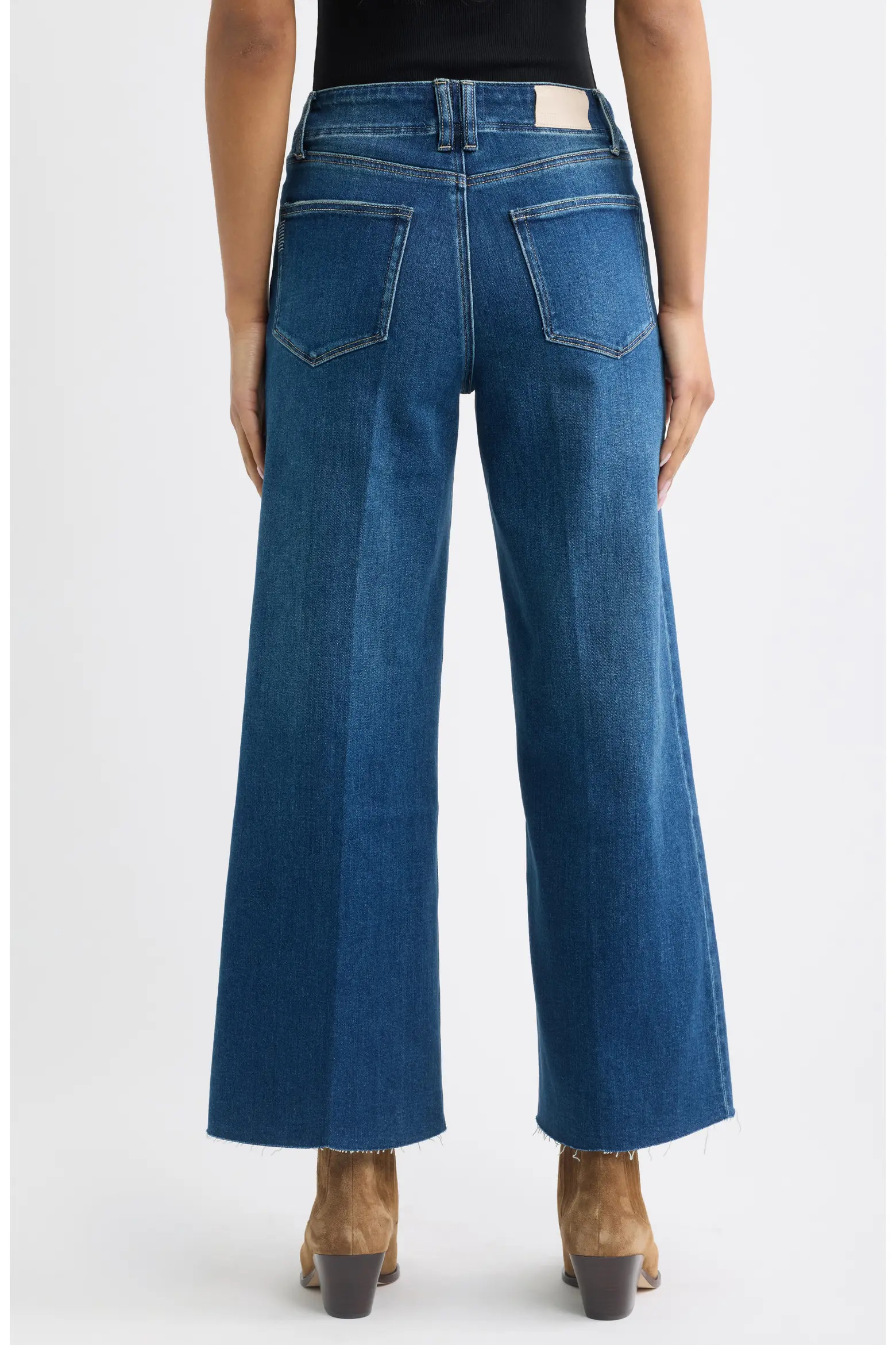 PAIGE Anessa Raw Hem Jeans (Women) | Nordstrom | Nordstrom