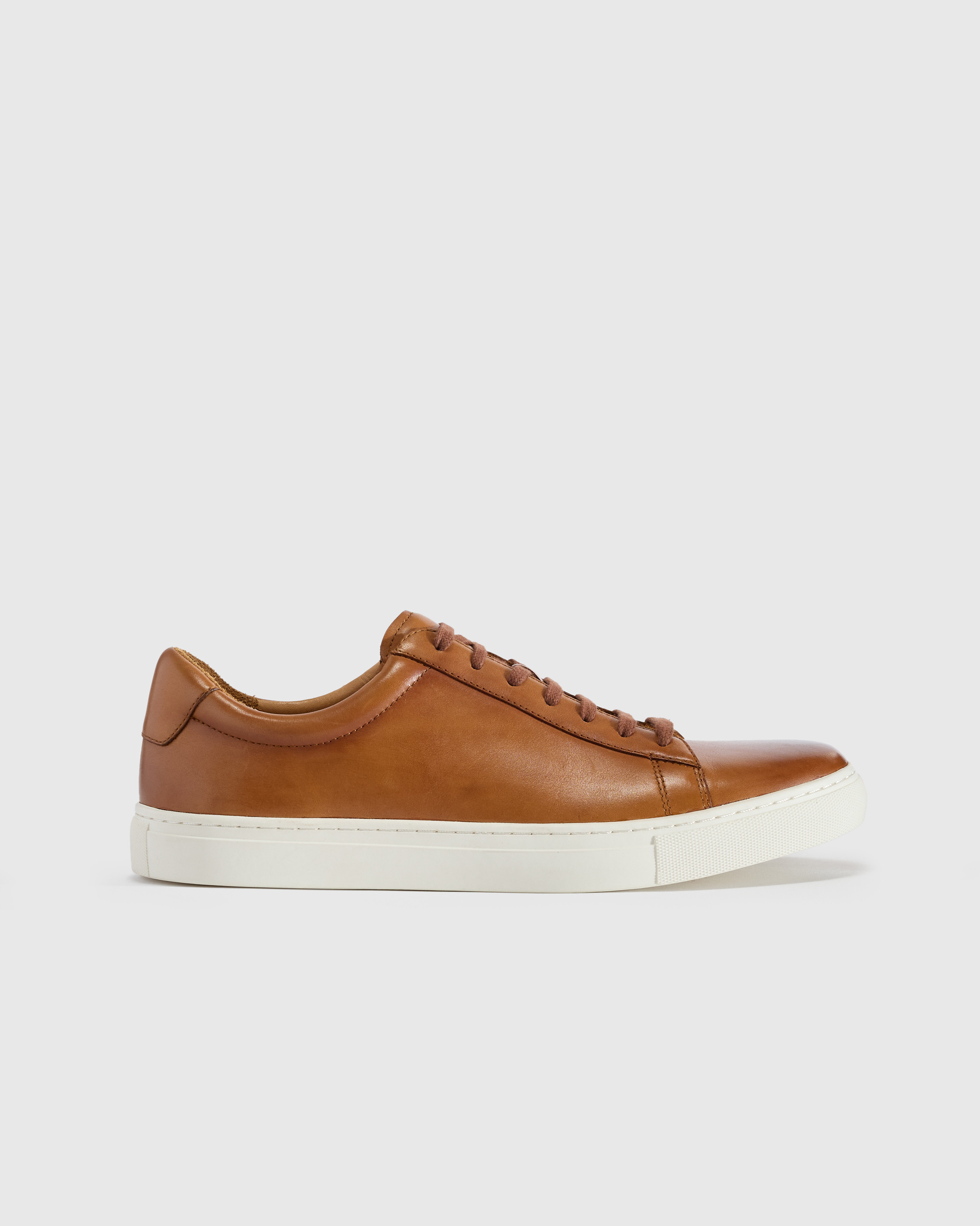 Quince | Men's Italian Leather Everyday Sneaker in Tan, Size 11.5 | Quince