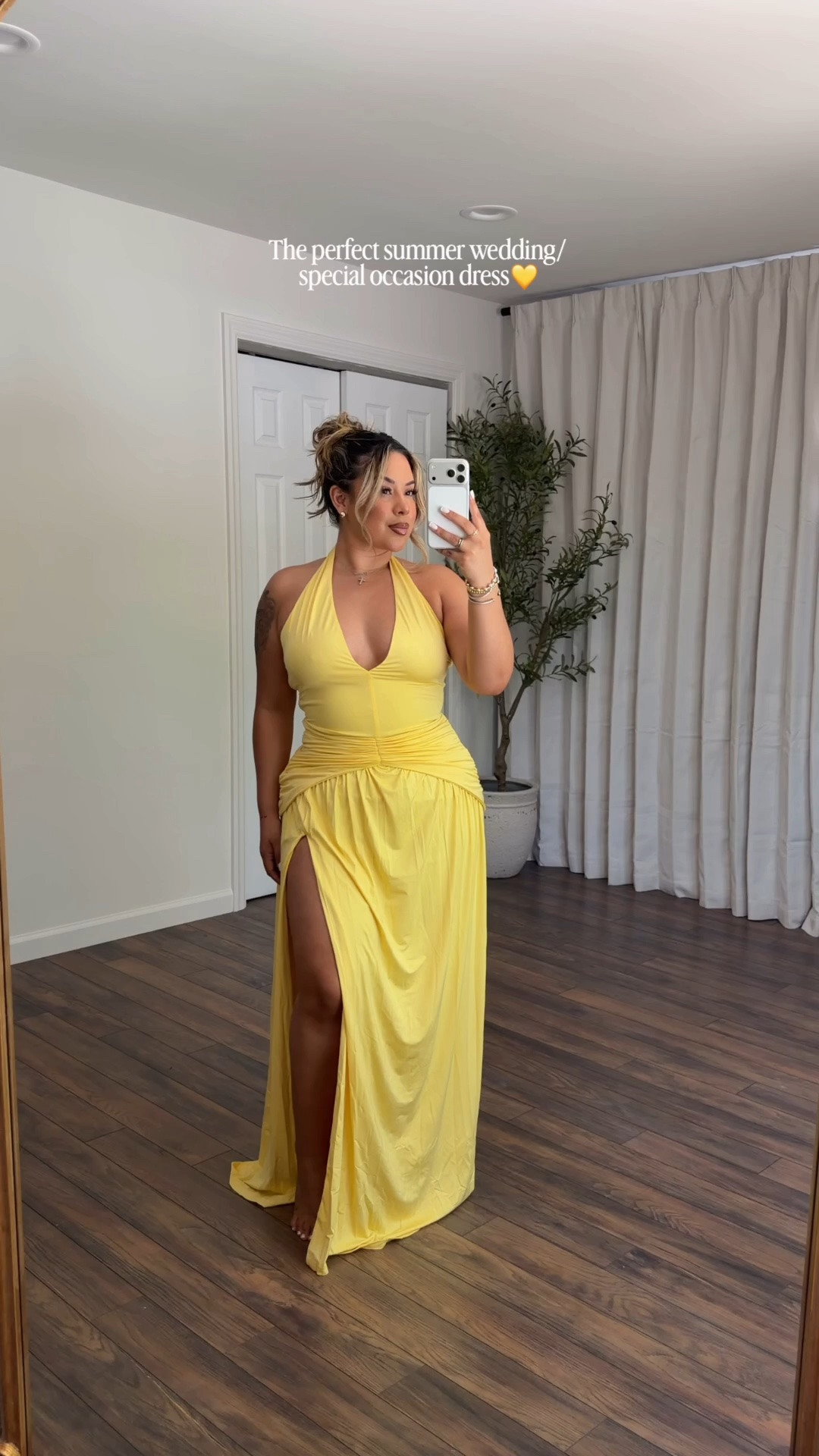 A yellow dress for summer/vacation💛 

Wearing a size 10 for ref.

#LTKMidsize #LTKSeasonal