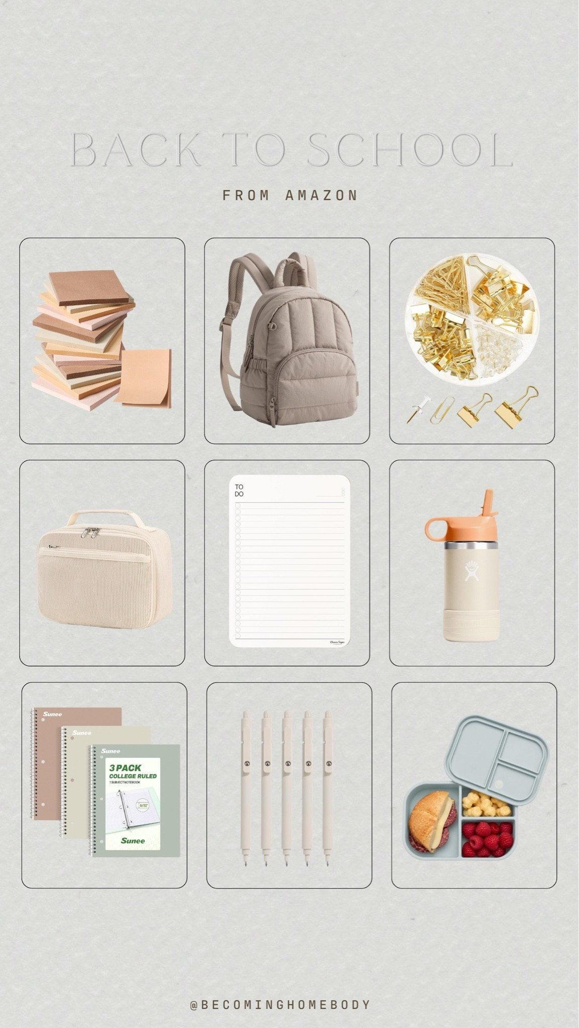 Back to school supplies from Amazon! 📚✏️📓🖇️ I love these pretty, aesthetically pleasing school supplies for back to school season. Plus, they’re all Amazon finds!