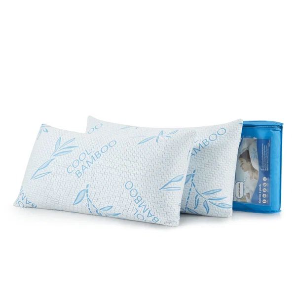 Katherine Rayon from Bamboo Shredded Memory Foam Plush Support Pillow | Wayfair North America