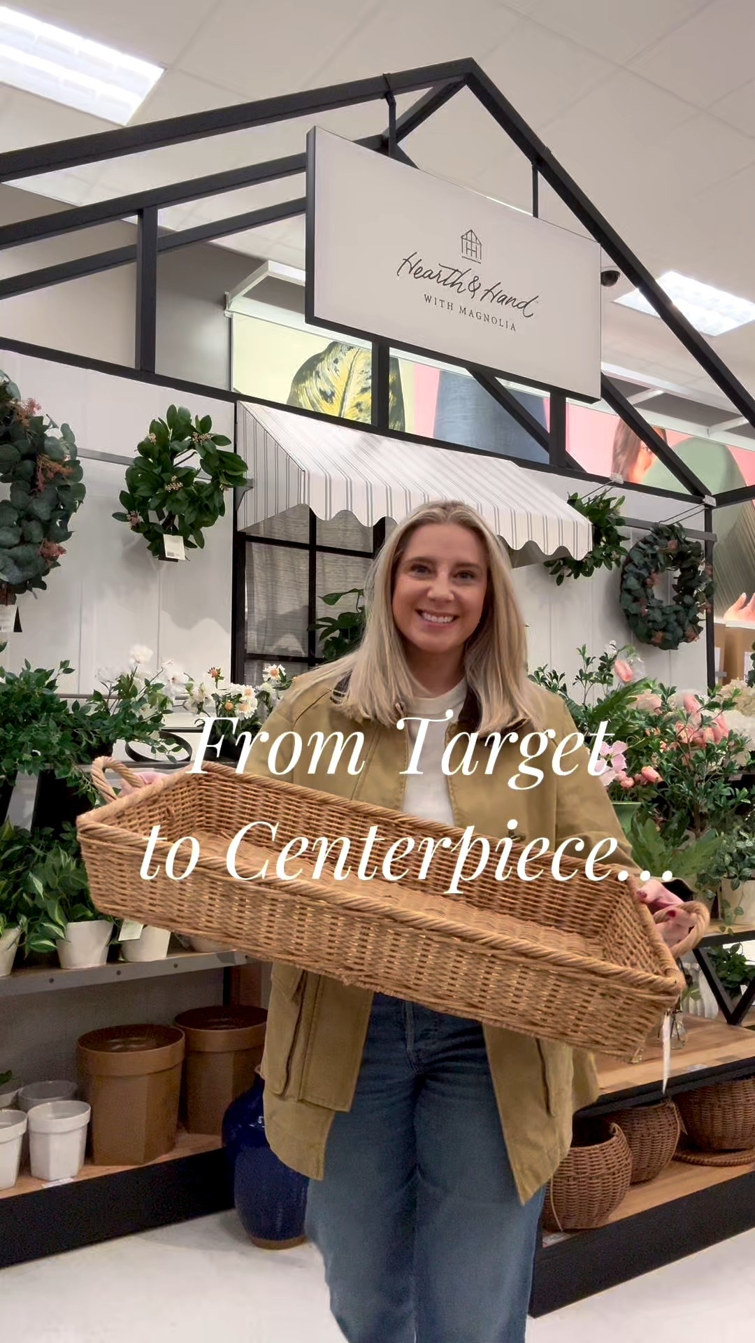 I added this large rectangular woven tray from the Hearth & Hand line and it completely changed the look of my space. I love mixing high and low pieces, so I paired it with a stunning oversized vase with olive stems as the main focal point, then layered in cookbooks I actually use, a waffle knit kitchen towel, and my favorite brass shakers.

Everything feels styled but still functional — and the tray is what pulls it all together 🤎 You truly can’t go wrong with a piece like this!

#LTKHome