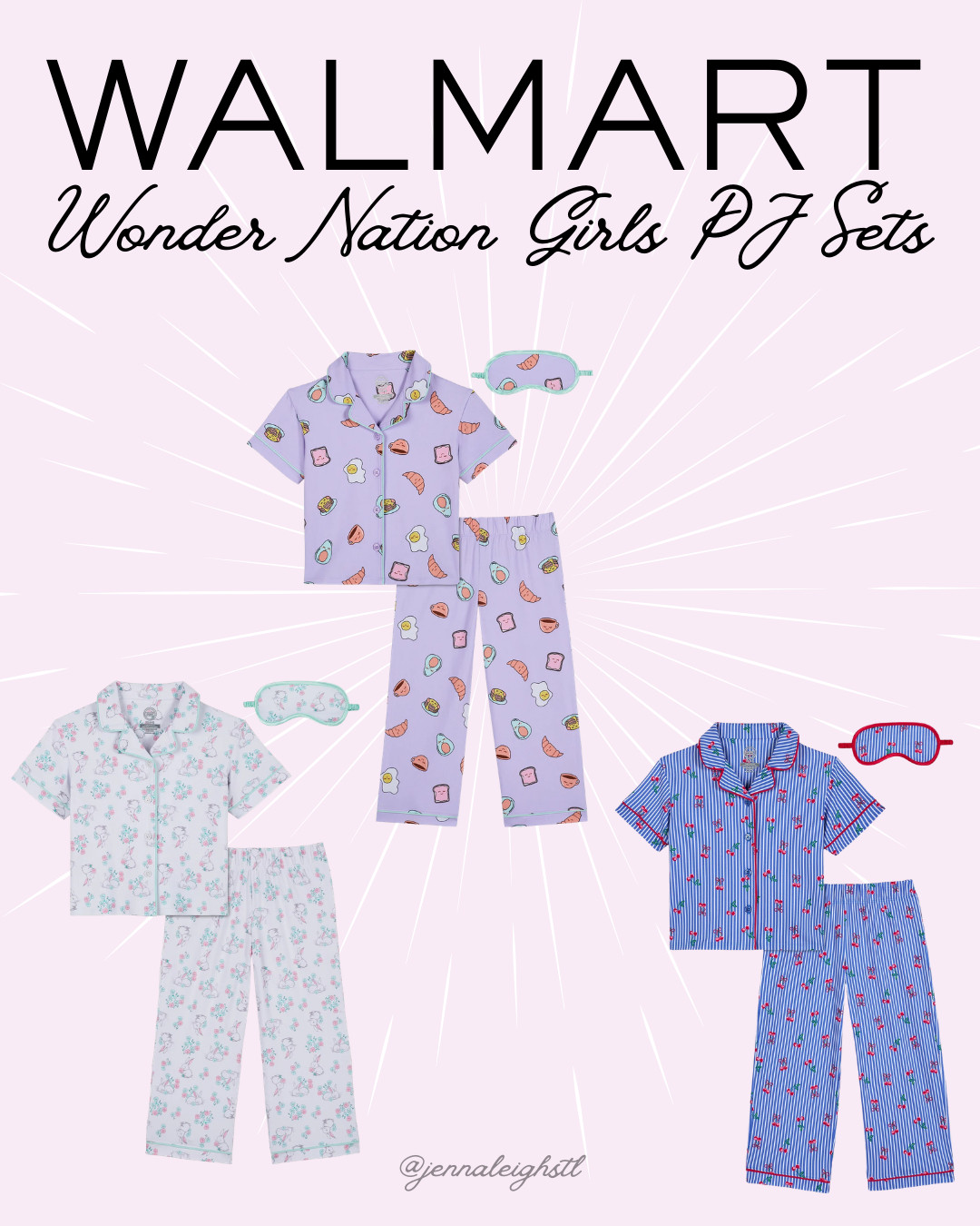 Loving these Wonder Nation girls pajama sets from Walmart. The prints are so fun and there are even more to choose from on the website. 

 #LTKSeasonal #LTKKids
