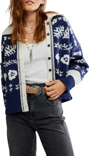 Shelby Floral Jacquard Cardigan | Nordstrom