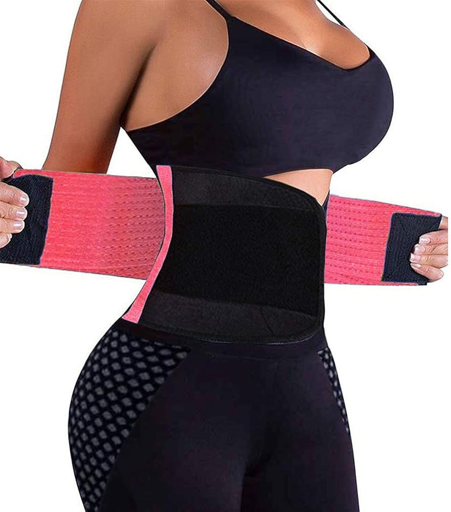 Waist Trainer Belt for Women - Waist Cincher Trimmer - Slimming Body Shaper Belt - Sport Girdle B... | Amazon (US)