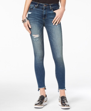 Sts Blue Ellie High Rise Step-Hem Deconstructed Skinny Jeans | Macys (US)