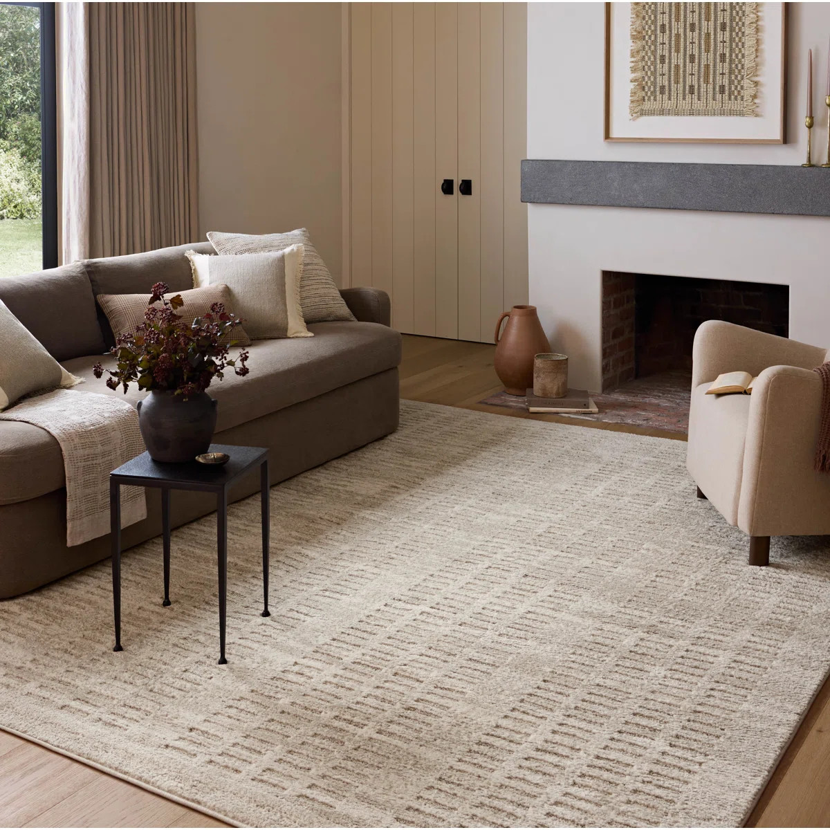 Amber Lewis x Loloi Monty  Ivory / Beige Area Rug | Wayfair North America