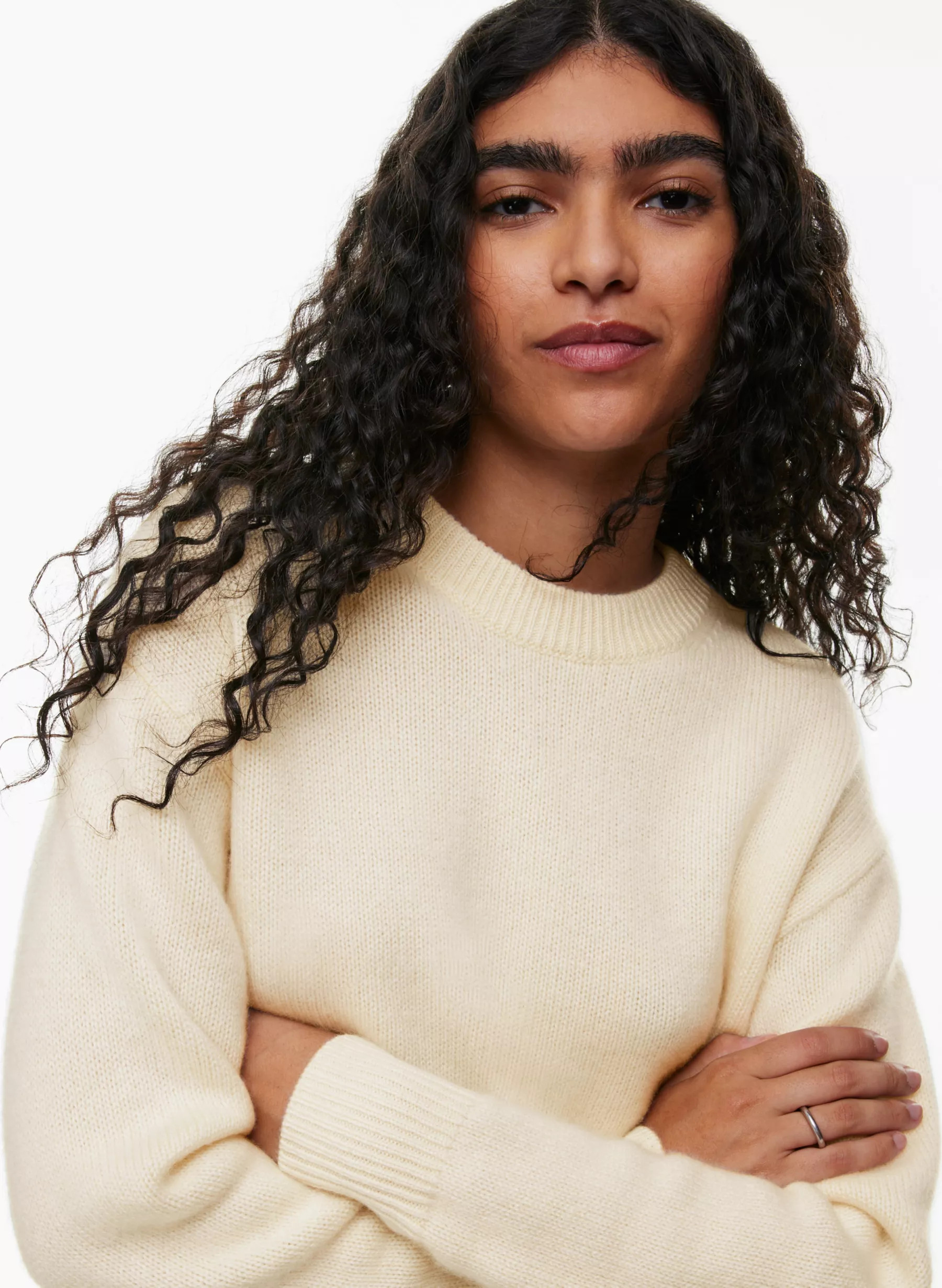 LUXE CASHMERE MARIA SWEATER | Aritzia