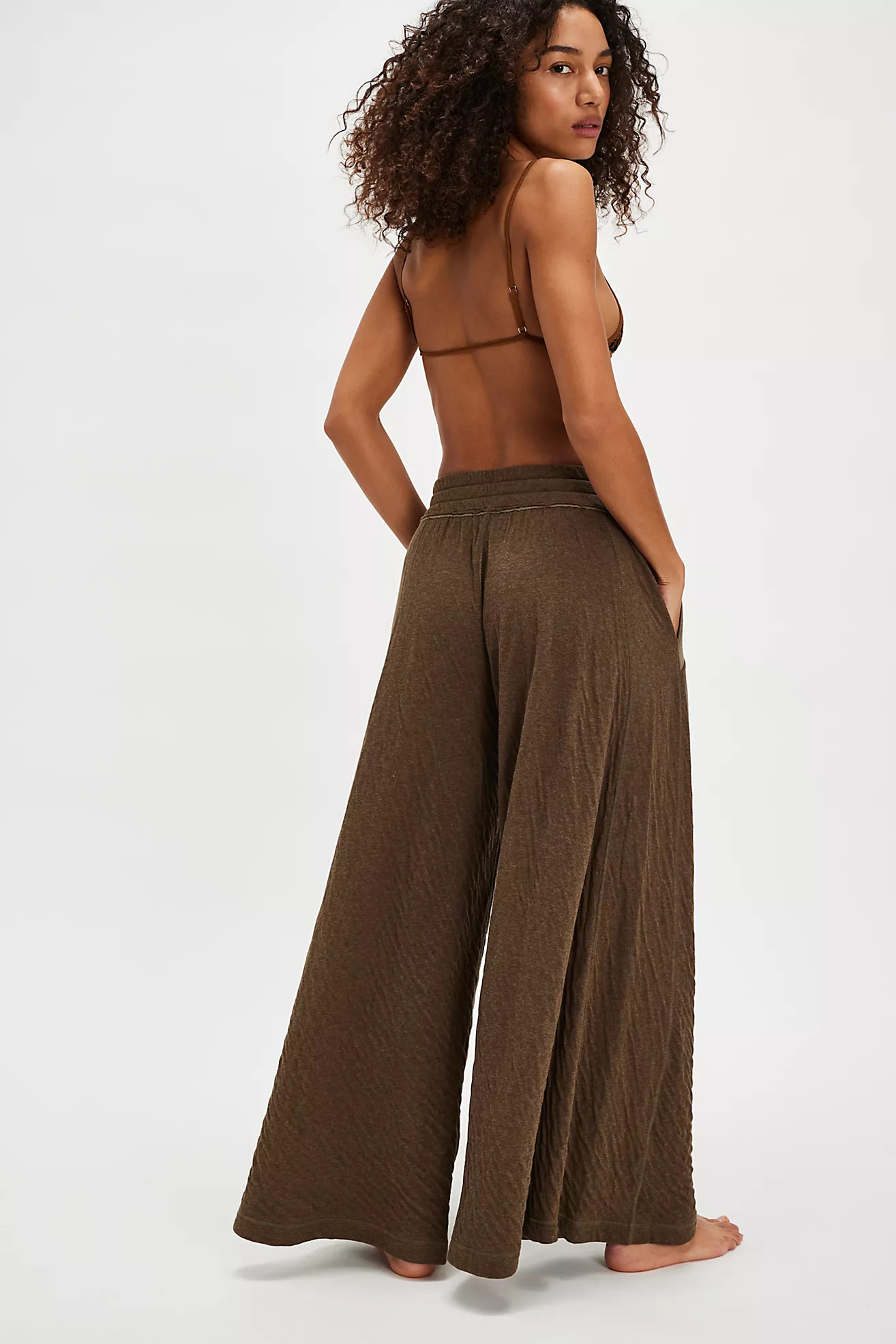 Wait A Minute Wide-Leg Lounge Pants | Free People (Global - UK&FR Excluded)