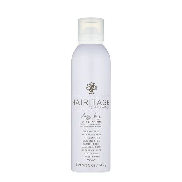 Hairitage Lazy Day Dry Shampoo | Texturizing Spray for Hair Volume & Thickness  | 5 oz. | Walmart (US)