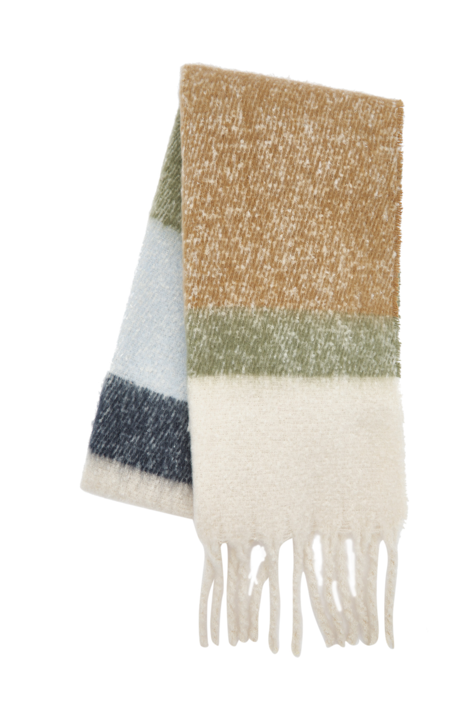 STRIPED SCARF WITH FRINGE DETAIL | PULL and BEAR UK