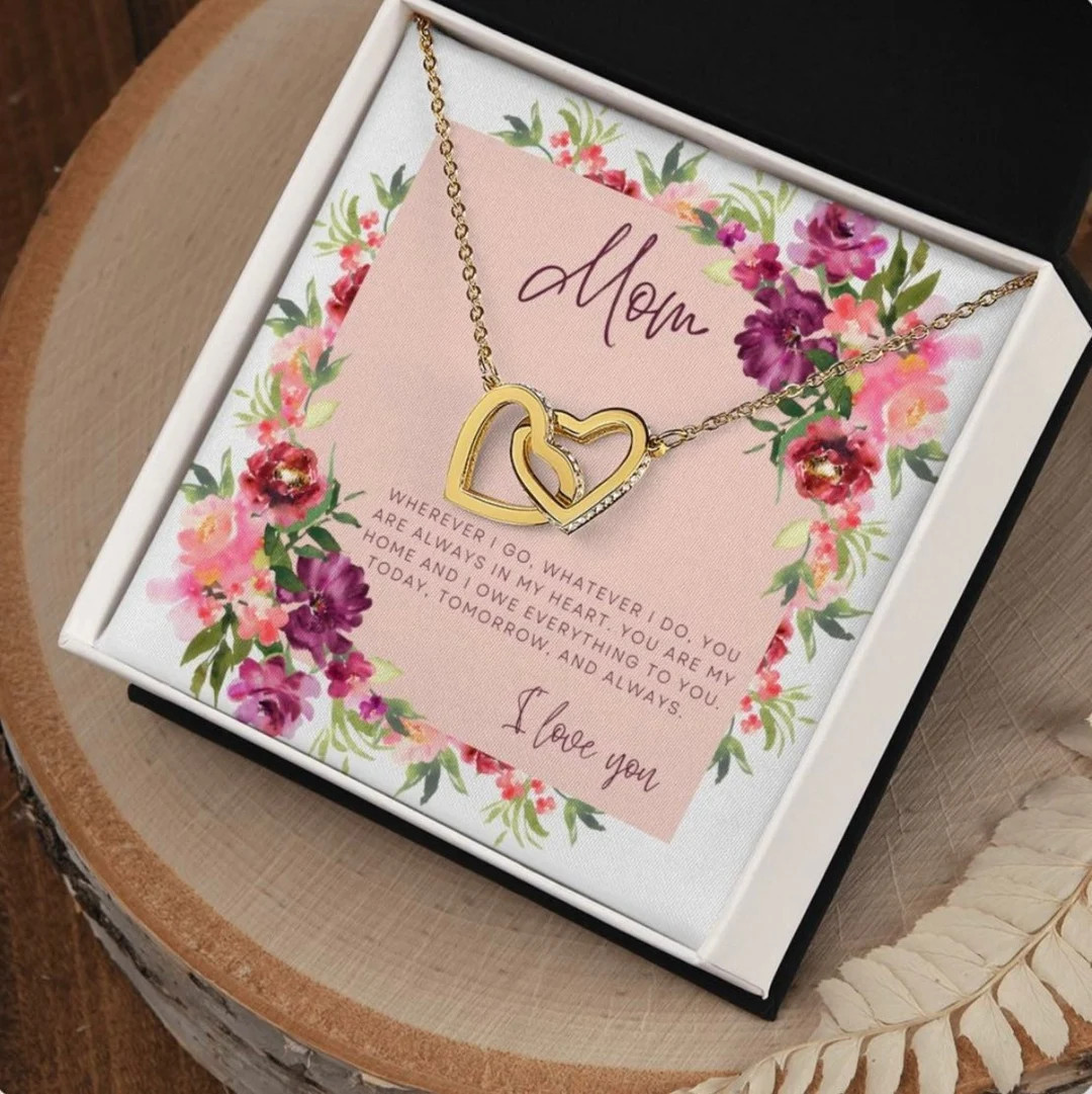 To Mom Necklace: I love you necklace. Gifts for mom, mom gifts, Christmas gifts for mom, birthday... | Etsy (US)