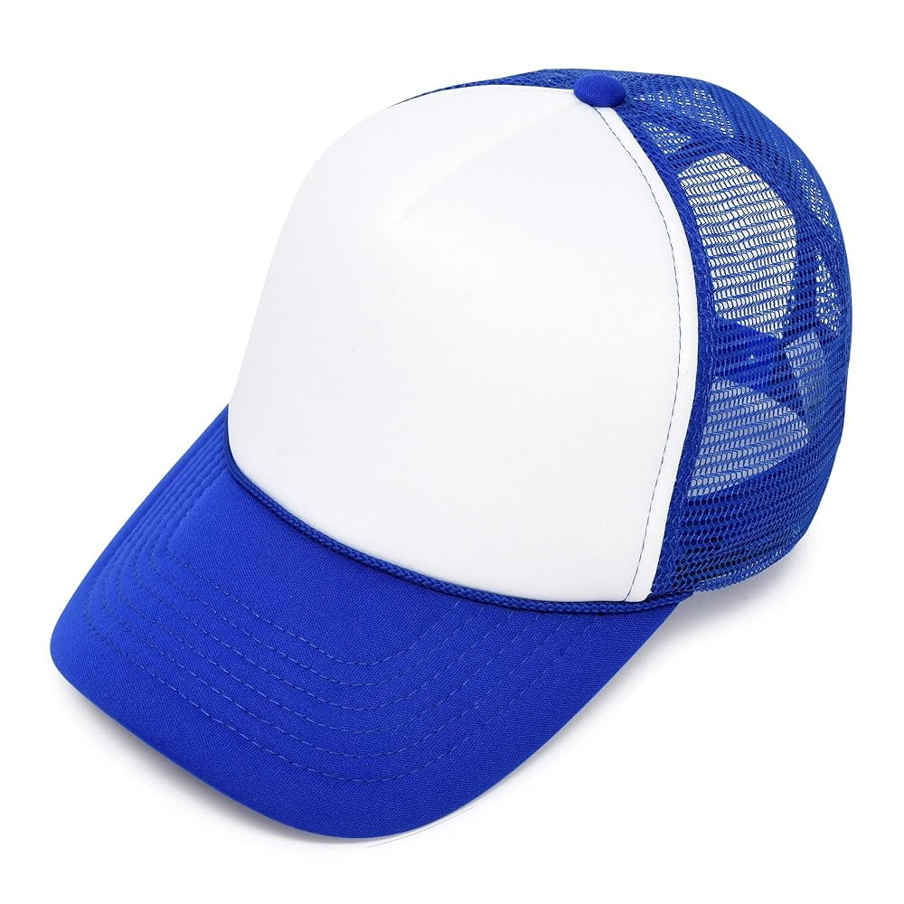 DALIX Two Tone Trucker Hat Summer Mesh Cap with Adjustable Snapback Strap | Amazon (US)