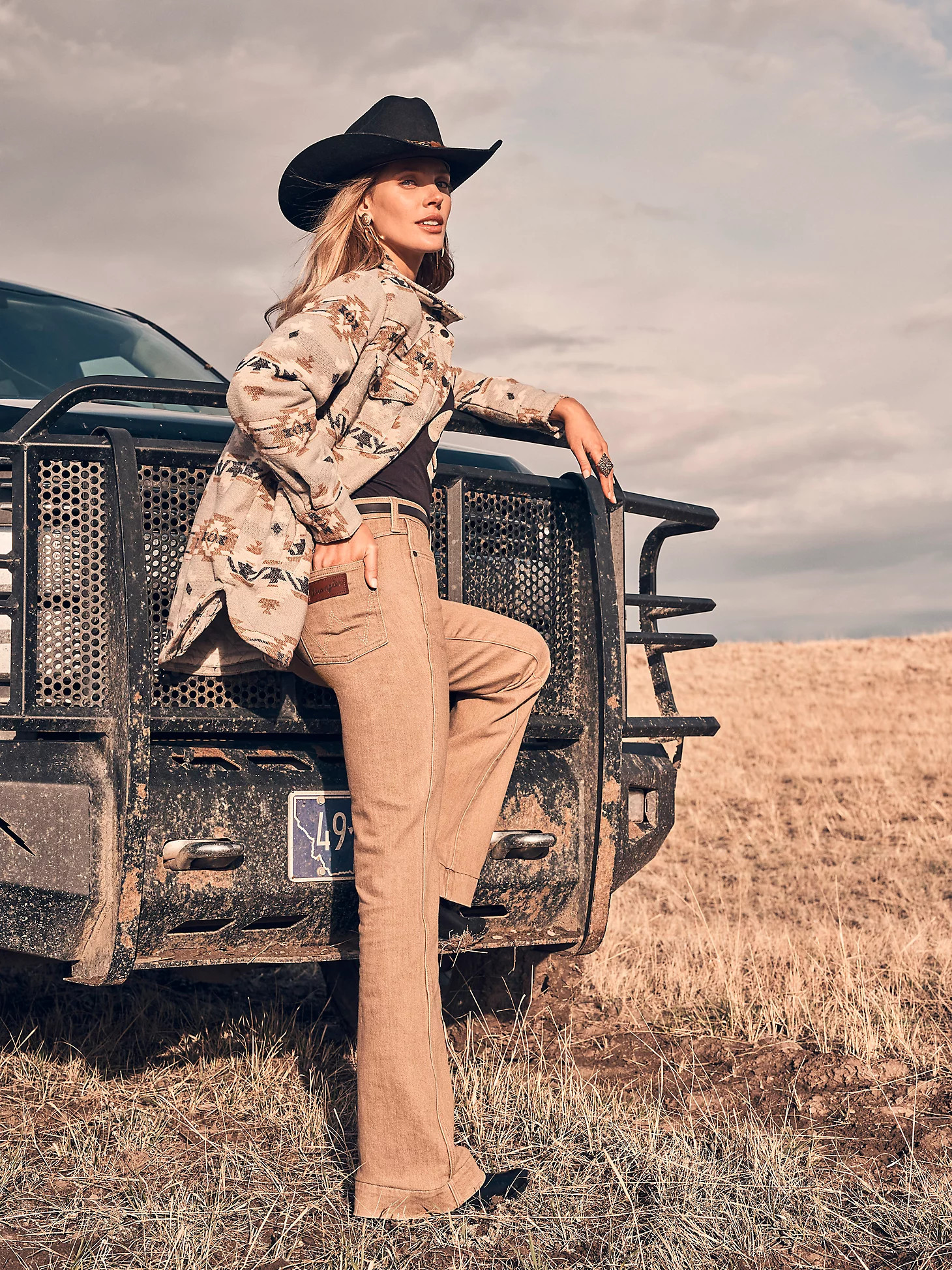 Women's Wrangler Retro® Bailey High Rise Colorwash Trouser Jean | Wrangler