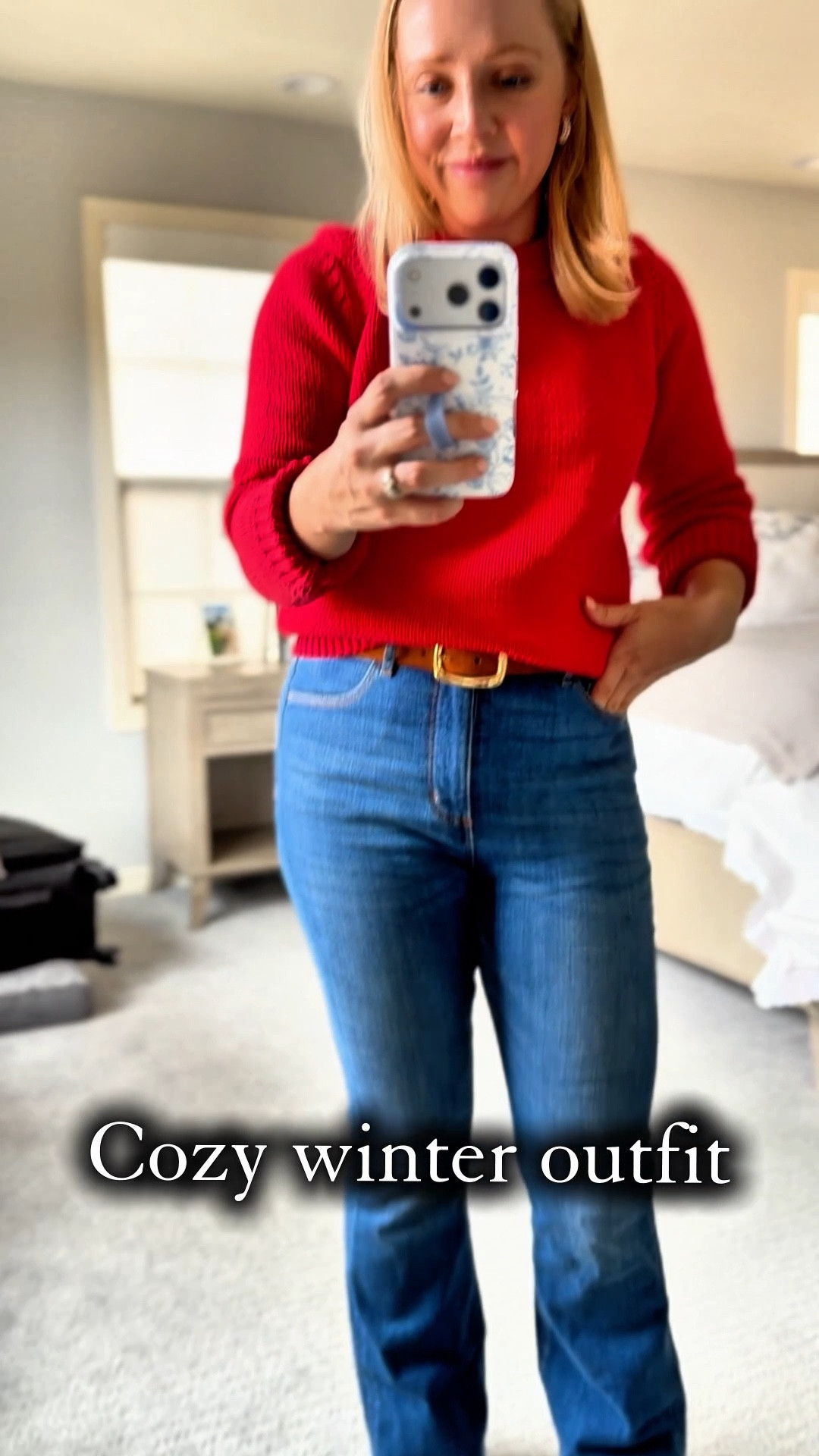 Petite friendly winter outfit! I love this festive red sweater and petite bootcut jeans. Both fit tts and pair well with pointed toe boots. 40% off at Ann Taylor! 

Winter outfit, petite, bootcut jeans, red sweater, Ann Taylor 

#LTKootd #LTKPetite #LTKHoliday