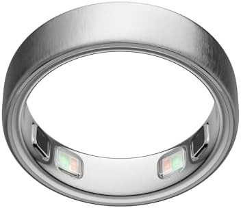 Oura Ring 5 - Brushed Silver - Size 8 - World’s Smallest Smart Ring - Sleep, Activity, Women’... | Amazon (US)
