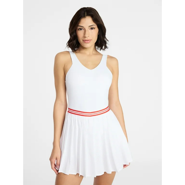 Avia Women's Tennis Dress with Pleated Skort, Sizes XS – XXXL | Walmart (US)