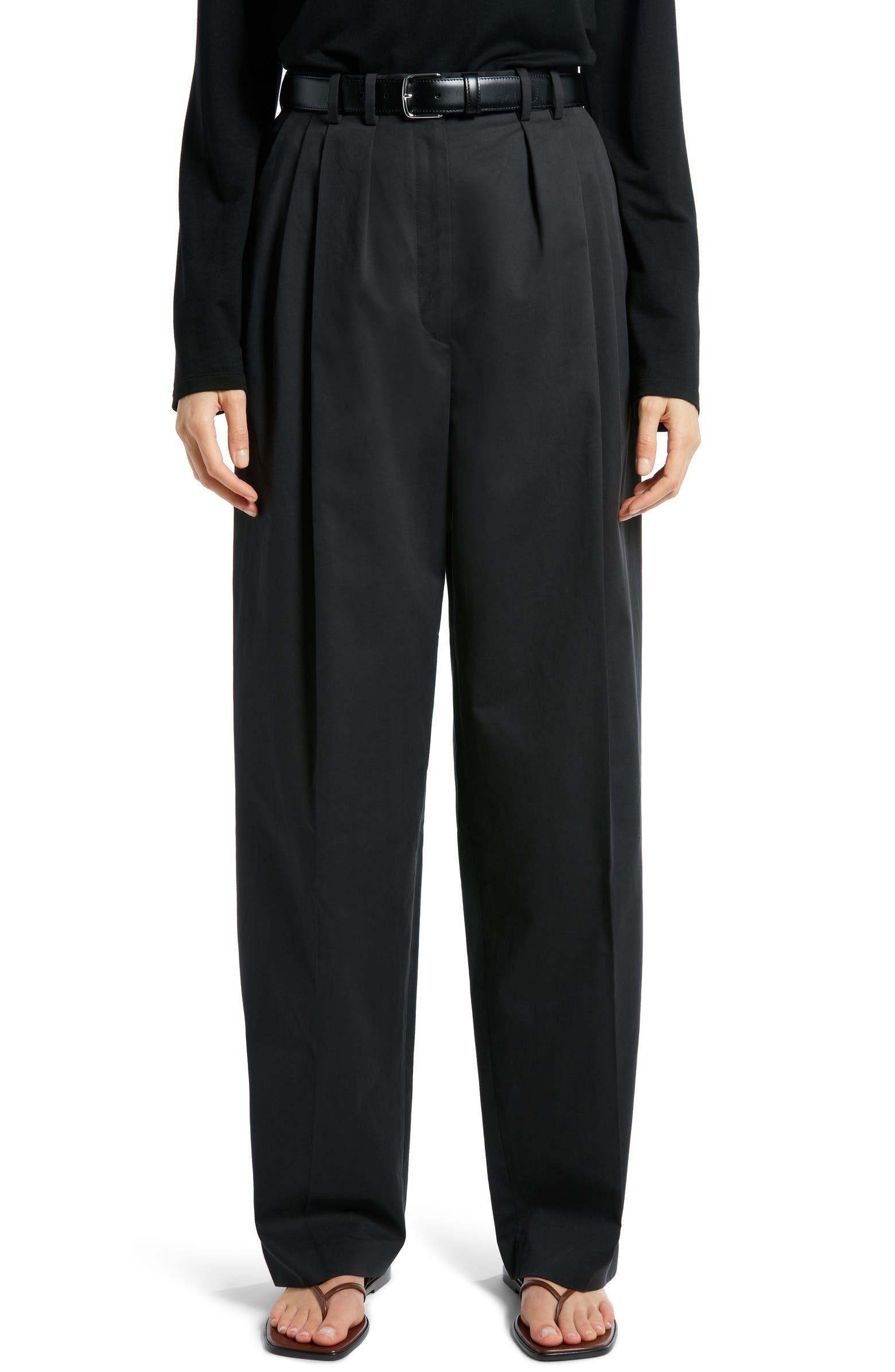 Lariana Cotton & Cashmere Drill Pants | Nordstrom