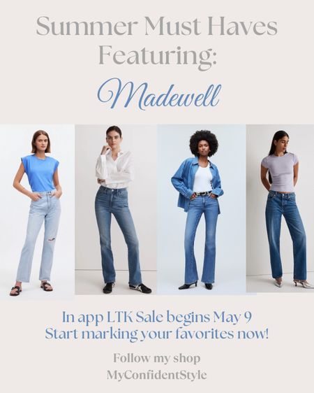 Madewell is having their best sale and it’s just for you! They are offering special discounts to LTK followers!

I’ve been wearing Madewell denim, blazers and handbags for a few years and absolutely love the quality and design! 

Take a look at my favorites and begin to mark yours! Sale starts May 9

#madewell #denimlooks #leatherhandbag #madewelldenim #madewellsale #inappsale #summermusthaves #essentialtee

#LTKstyletip #LTKxMadewell #LTKsalealert
