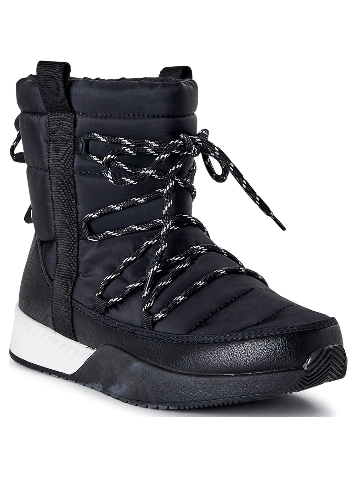 Time and Tru Women's Puffy Drawstring Winter Boots | Walmart (US)