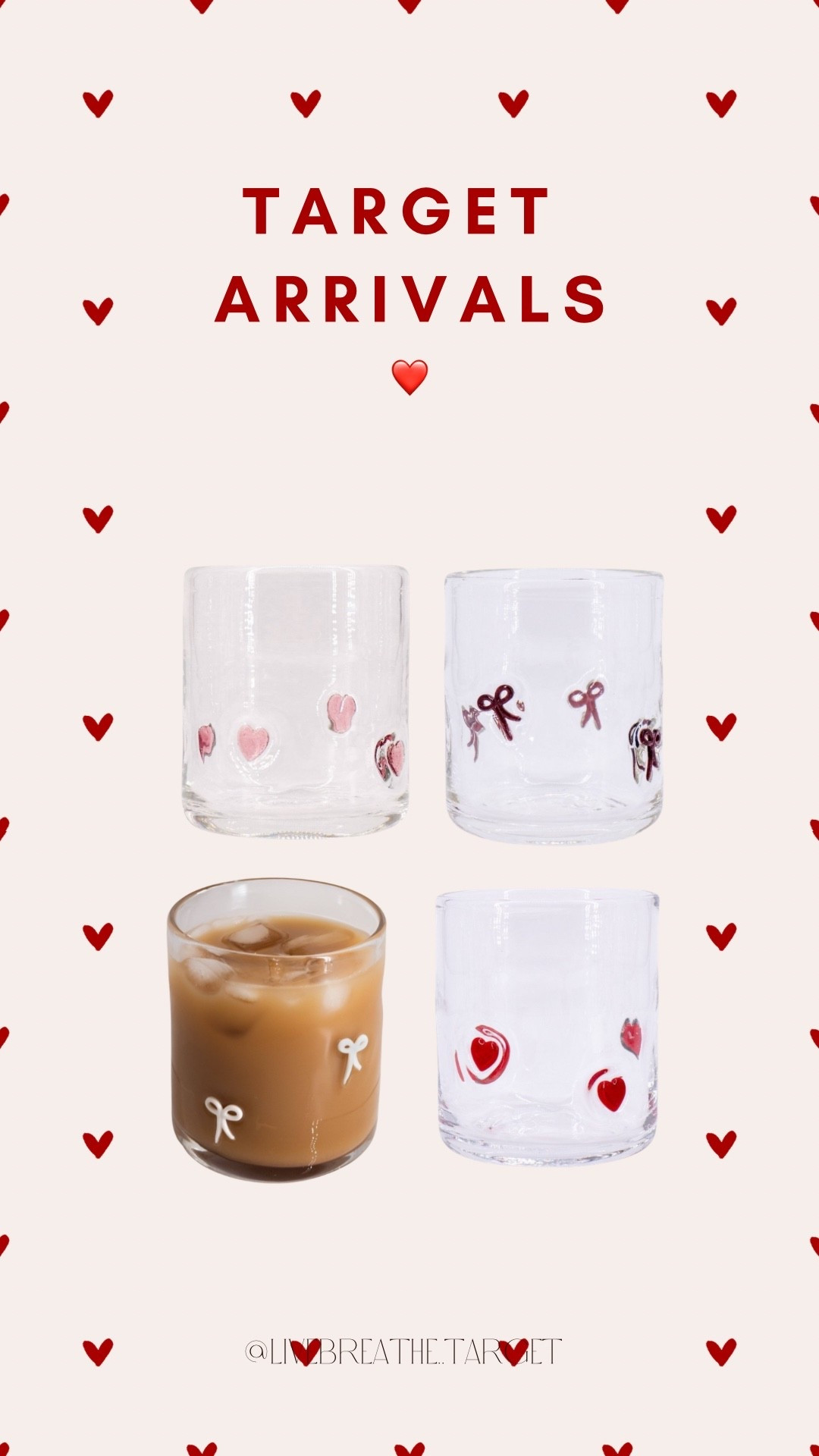 $7.99 Target Icon glass cups! 

#LTKHome #LTKSeasonal #LTKFindsUnder50