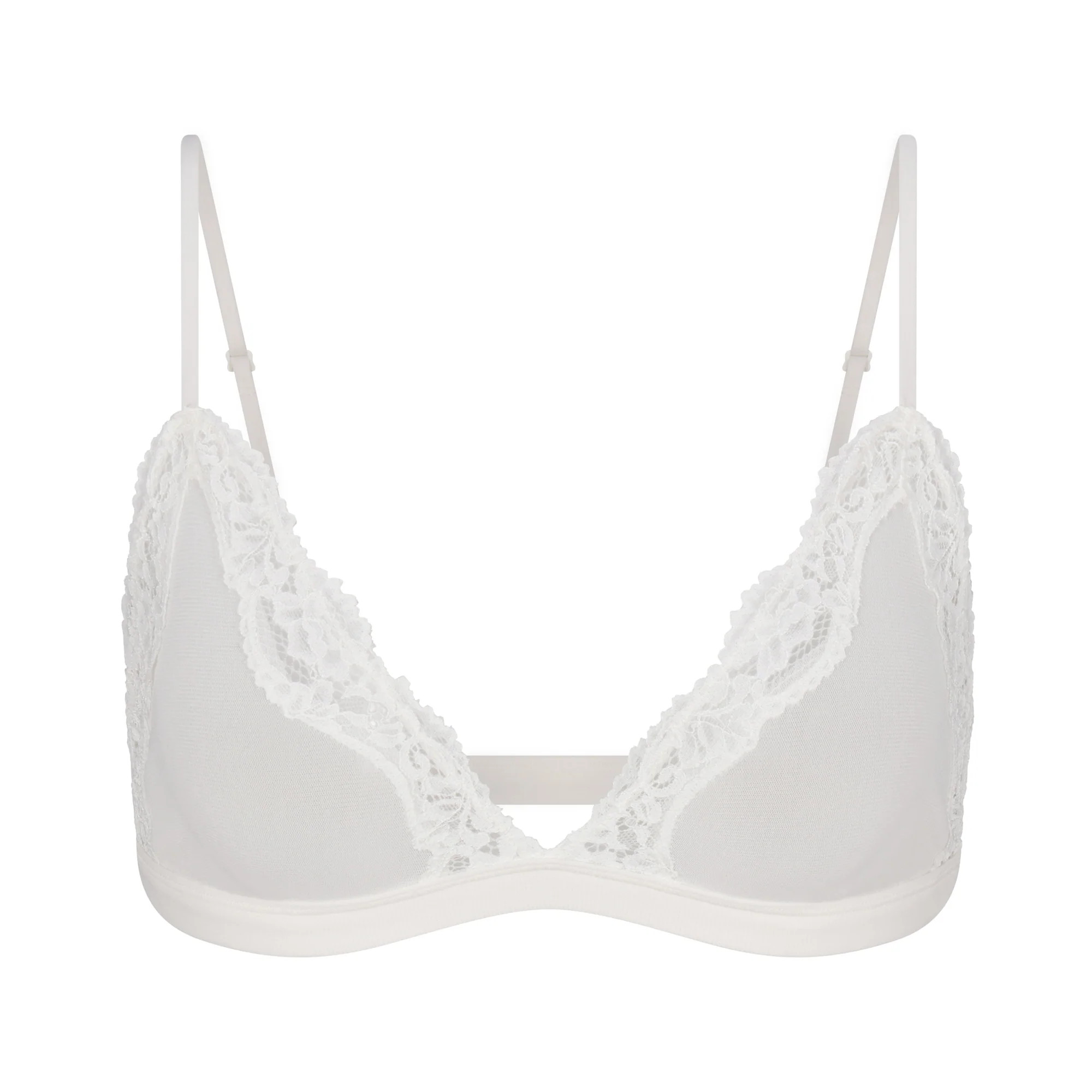 BRIDAL MESH TRIANGLE BRALETTE | SKIMS (US)
