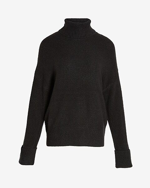 Ribbed Turtleneck Sweater | Express